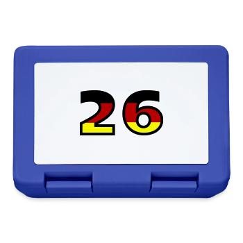26 Number Germany Jersey - Lunchbox - royal blue - Front