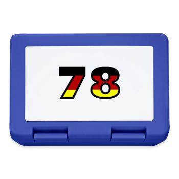 78 Number Germany Jersey - Lunchbox - royal blue - Front