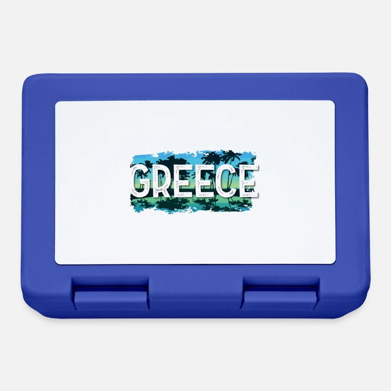 Greece - Brotdose - Royalblau