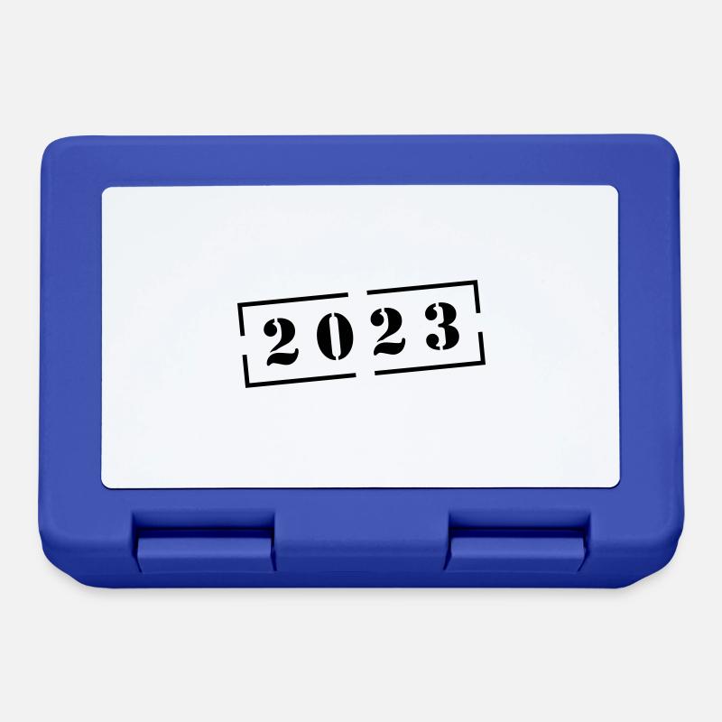 Année 2023 - Boîte à goûter - bleu royal