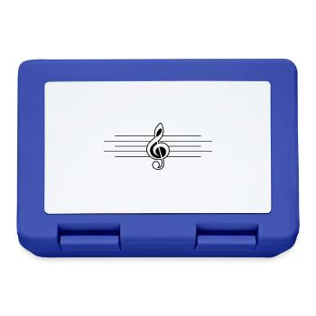 Clef Music - Lunchbox - royal blue - Front