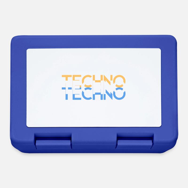 Techno - Brotdose - Royalblau