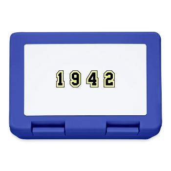 1942 Year Number - Lunchbox - royal blue - Front