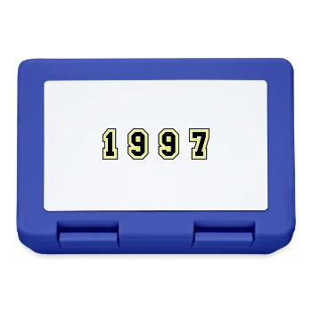 1997 Year Number - Lunchbox - royal blue - Front