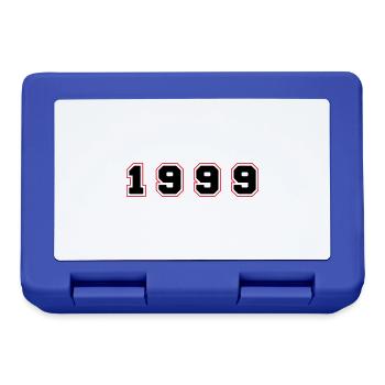 Numéro de l’année 1999 - Boîte à goûter - bleu royal - Devant