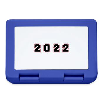 2022 Year Number - Lunchbox - royal blue - Front
