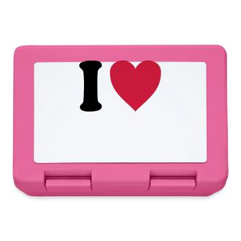 I love BOYS - Brotdose - Pink - Vorne