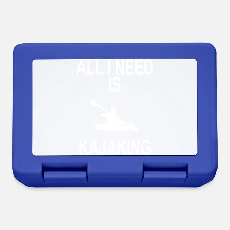 EVERYTHING I NEED IS KAYAKING - Lunchbox - royal blue