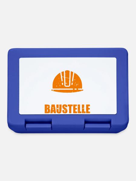 Keine Zeit Bauherr Baustelle Hausbau Eigenleistung - Brotdose - Royalblau