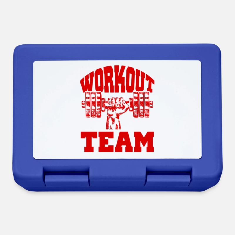 Workout Team - Brotdose - Royalblau