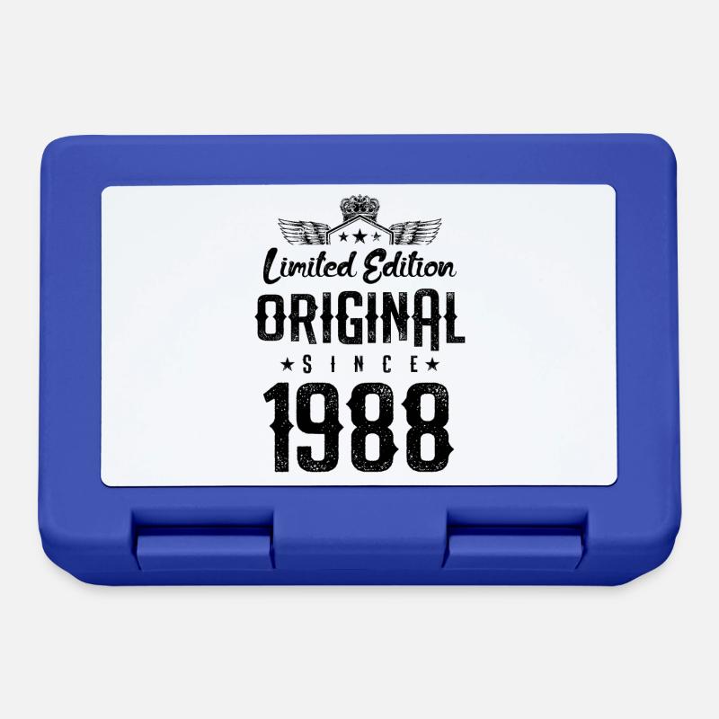 Édition limitée 1988 - Boîte à goûter - bleu royal