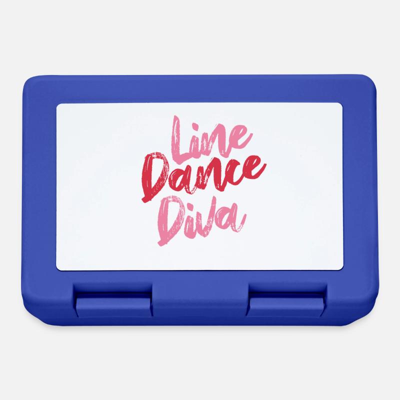 Linedance Diva - Linedancing Countrymusic - Brotdose - Royalblau