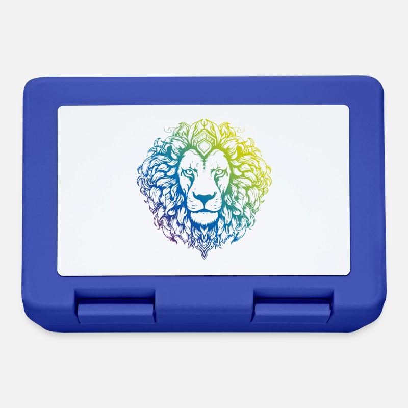 Leo Mandala Boho - Boîte à goûter - bleu royal