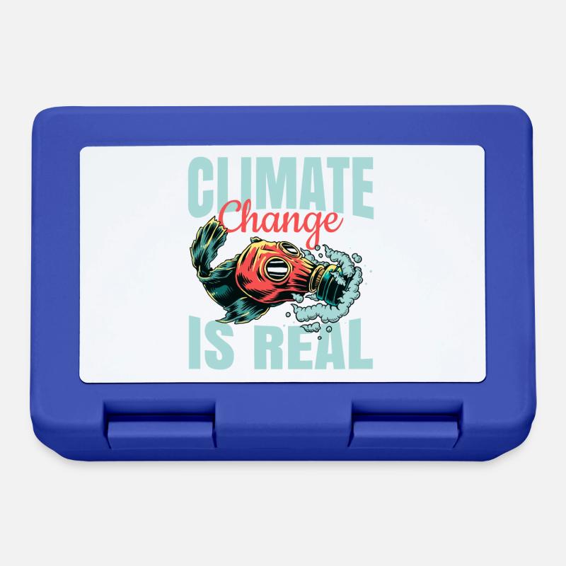 Climate Change Environmental Protection Nature Conservation Gift Idea - Lunchbox - royal blue