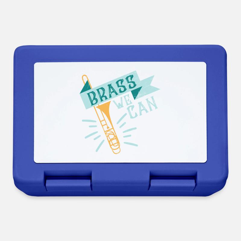 Brass We Can - Posaune - Brotdose - Royalblau