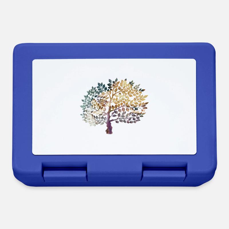 arbre de la vie - Boîte à goûter - bleu royal