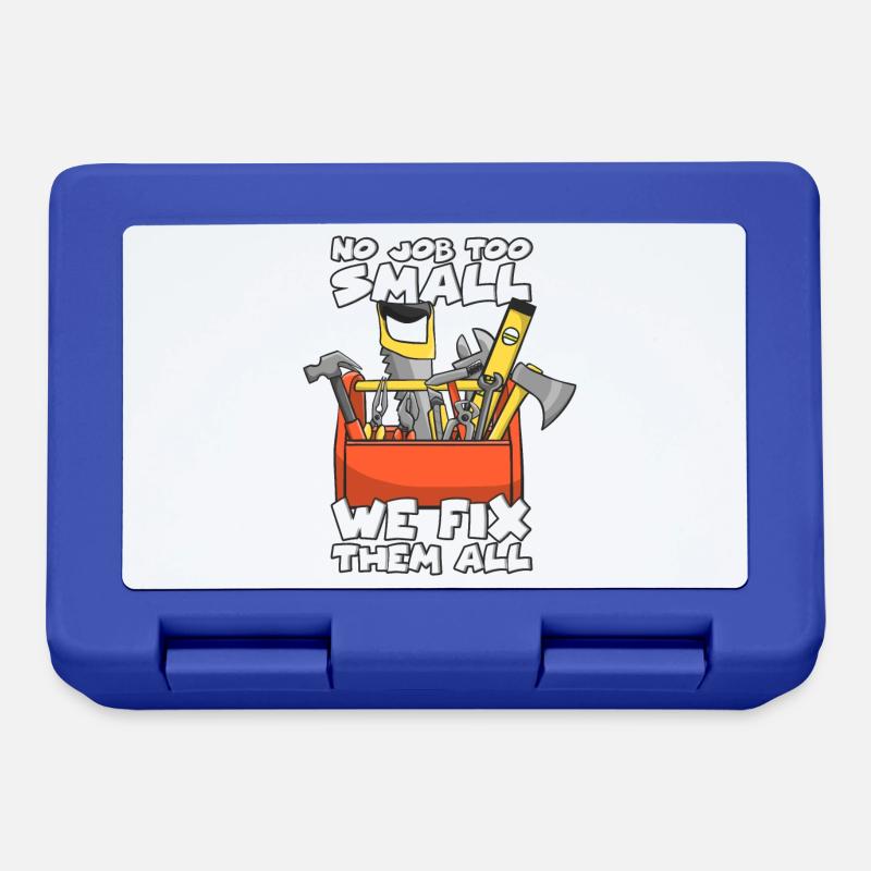 Handwerker - Brotdose - Royalblau