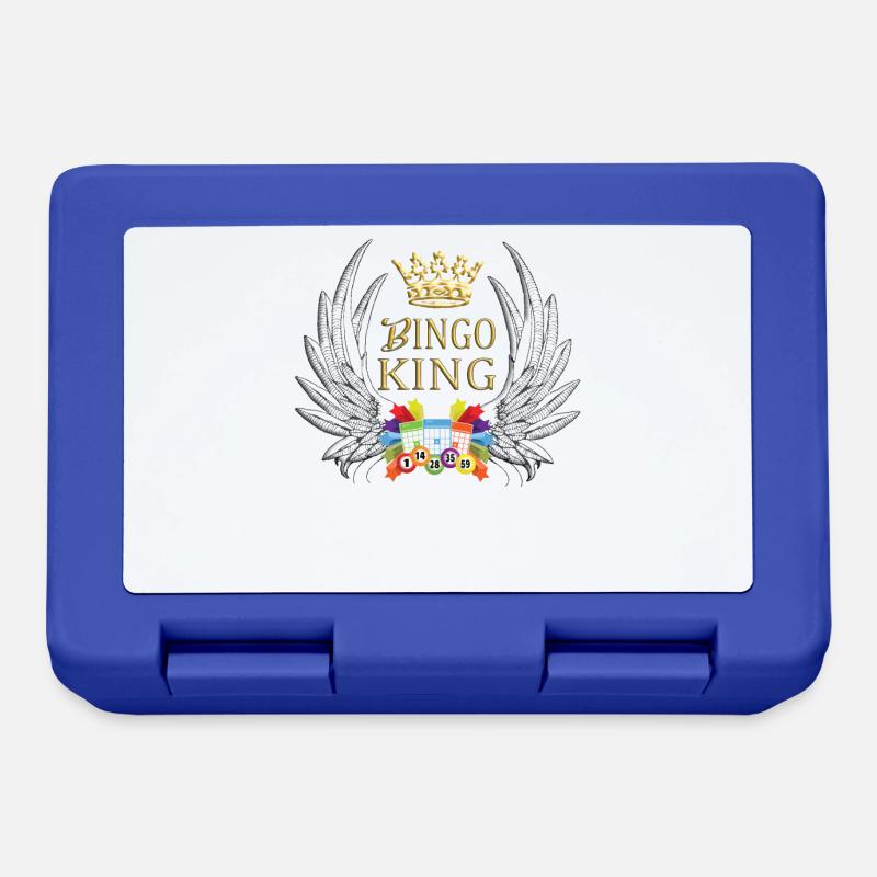 Bingo Player Gift Gift Idea - Lunchbox - royal blue