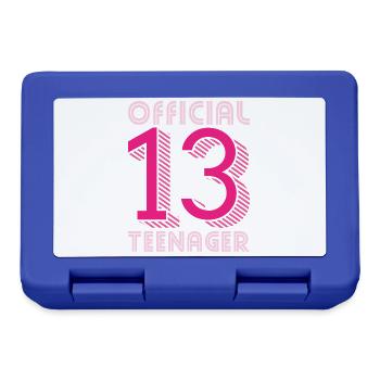 Official Teenager 13 - Lunchbox - royal blue - Front