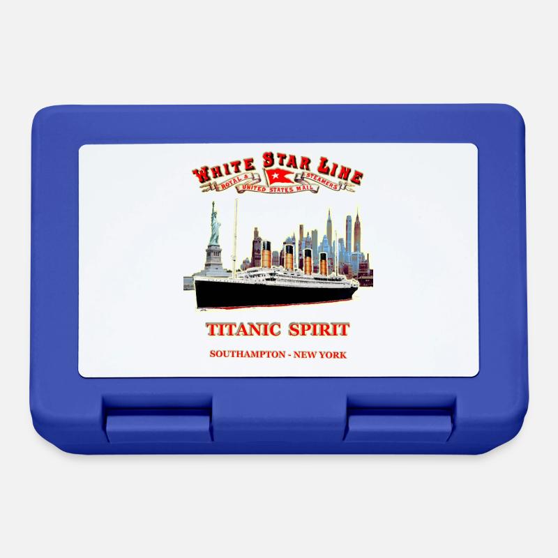 PHANTOM DER TITANIC IN NEW YORK - Brotdose - Royalblau
