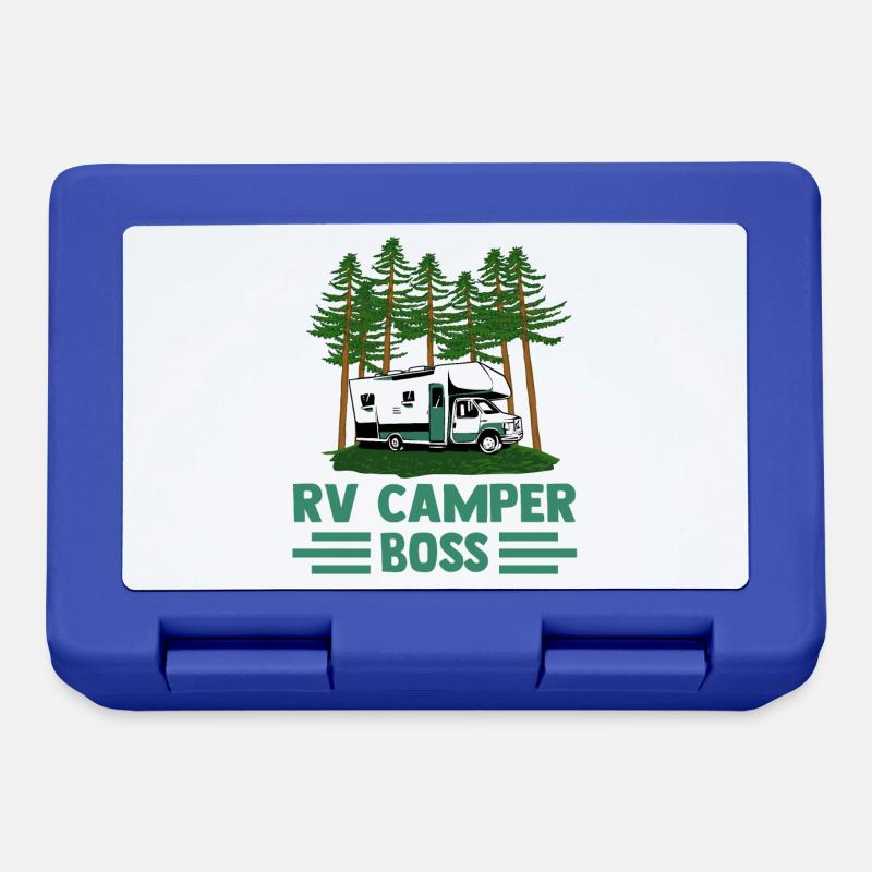 Caravan Motorhome Caravan Camper - Lunchbox - royal blue