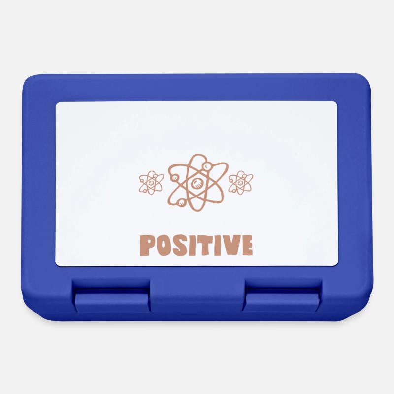 atom Wissenschaft - Brotdose - Royalblau