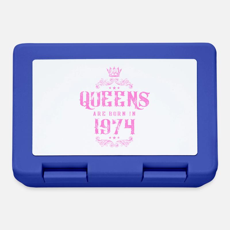 né en 1974 - Boîte à goûter - bleu royal