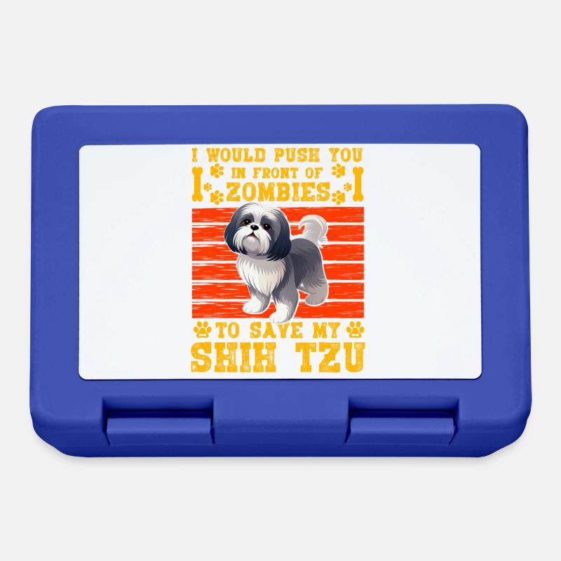 Shih Tzu - Lunchbox - royal blue