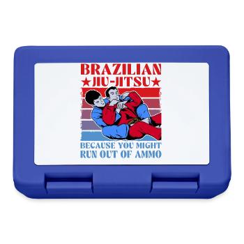 Brazilian Jiu-Jitsu because you might run out of - Lunchbox - royal blue - Front