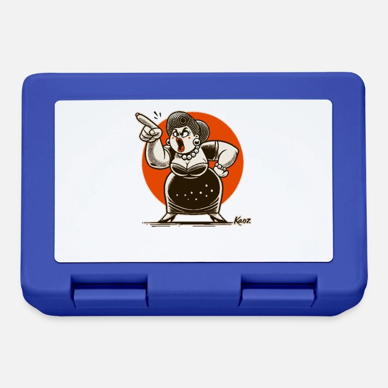Big Mama schimpft mit dir - Brotdose - Royalblau