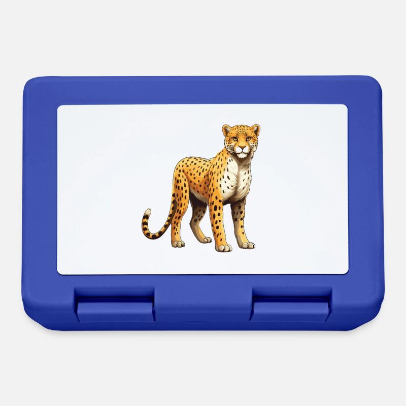 Guépard - Boîte à goûter - bleu royal