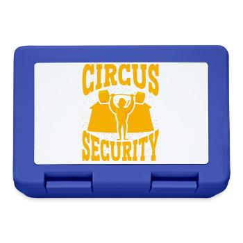 Zirkus Sicherheit - Brotdose - Royalblau - Vorne