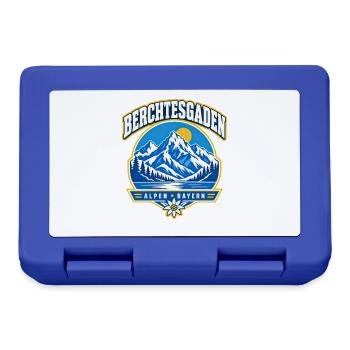 Berchtesgaden Alpen Bayern Bergsee - Brotdose - Royalblau - Vorne
