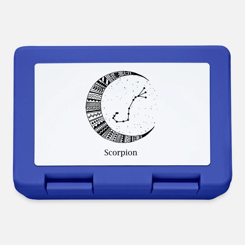Scorpio constellation - Lunchbox - royal blue