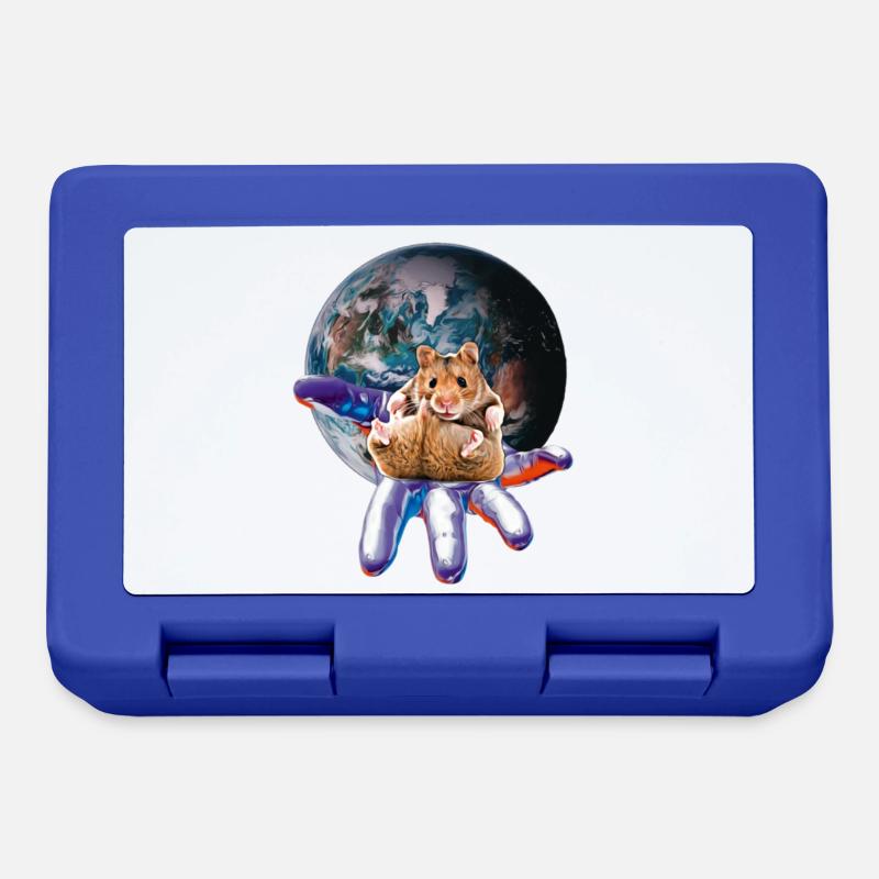 Hamster - Boîte à goûter - bleu royal