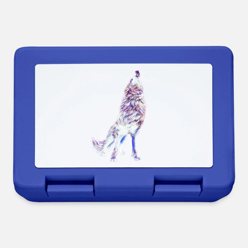 Wolf - Boîte à goûter - bleu royal