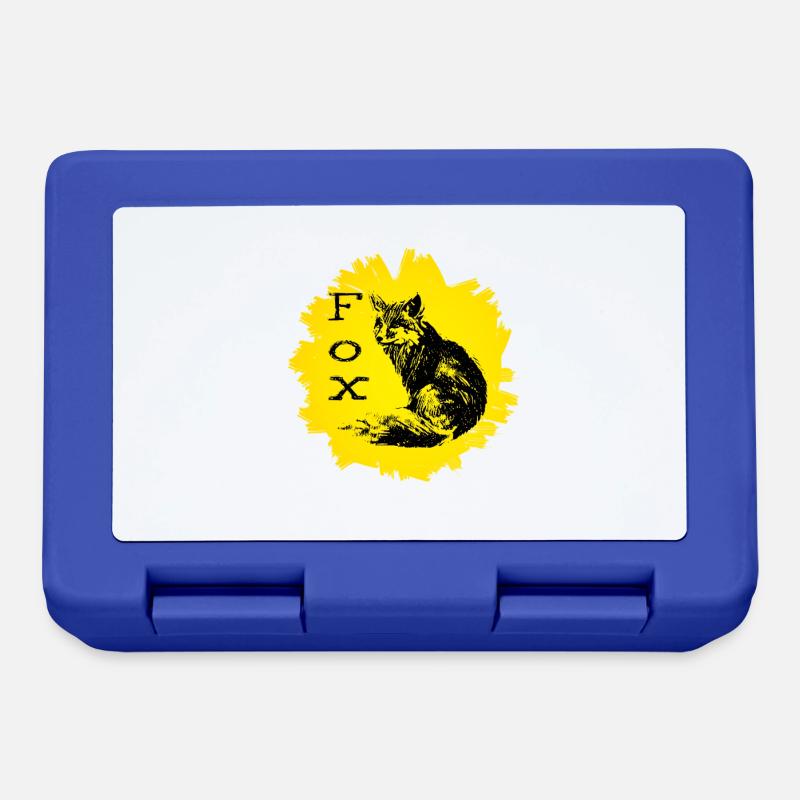 Fuchs - Brotdose - Royalblau