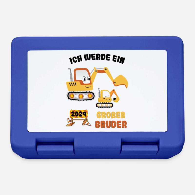 Ich Werde Ein Großer Bruder 2024 - Brotdose - Royalblau