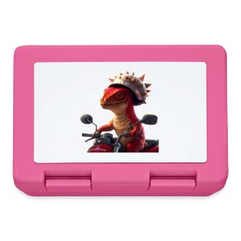 Happy Dino - Brotdose - Pink - Vorne