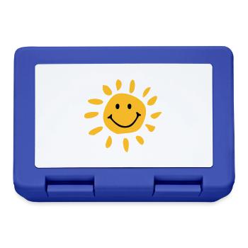 Sonne - Brotdose - Royalblau - Vorne
