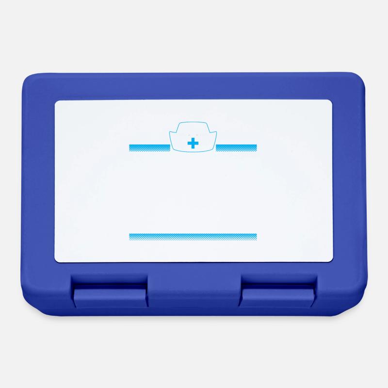 Nurse funny gift - Lunchbox - royal blue