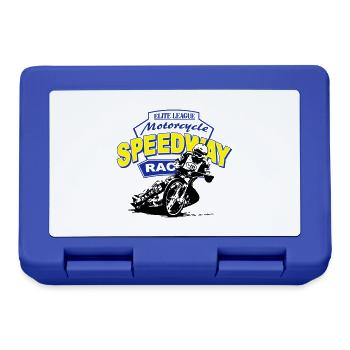 Motorcycle Speedway Racing - Lunchbox - royal blue - Front