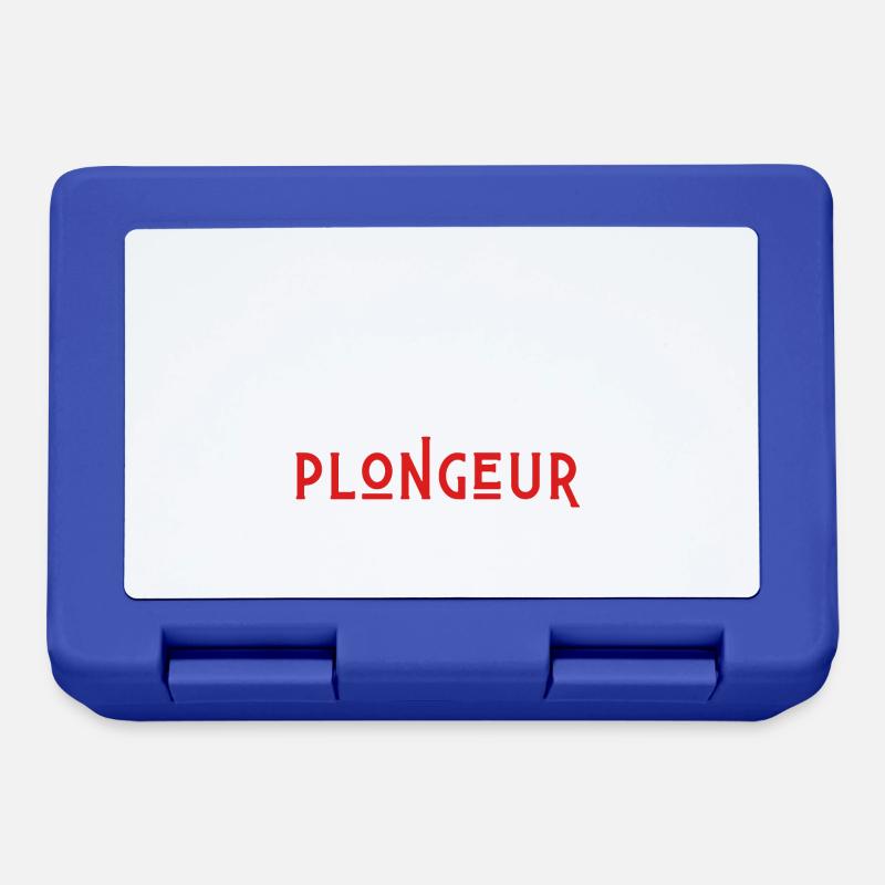 pas parfait mais plongeur - Boîte à goûter - bleu royal