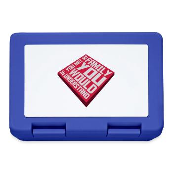you would understand quote - Lunchbox - royal blue - Front