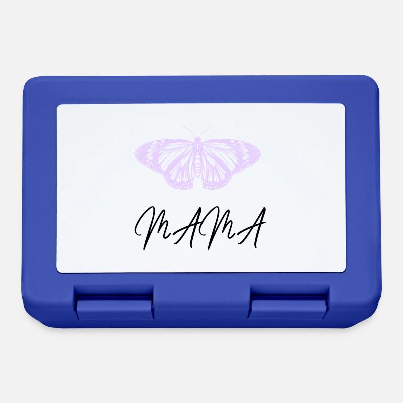 Mama Butterfly - Lunchbox - royal blue