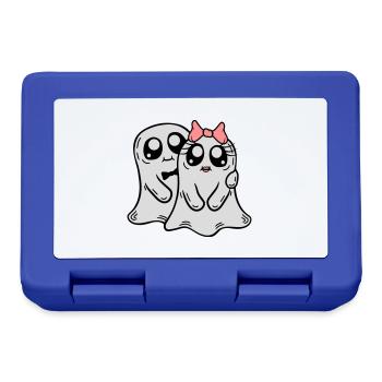 Couple Fantômes Homme Femme - Boîte à goûter - bleu royal - Devant