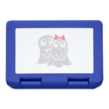 Homme Mme Fantômes Couple - Boîte à goûter - bleu royal - Devant