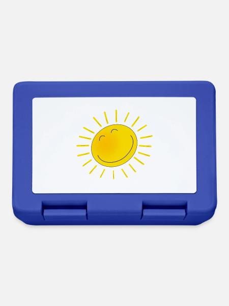 friendly sun - Lunchbox - royal blue