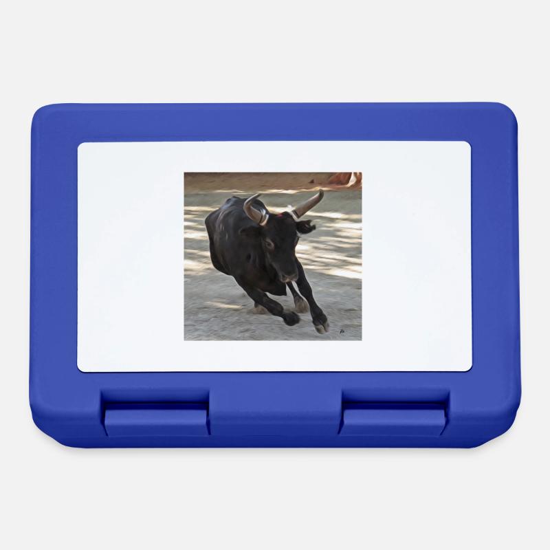 TAUREAU CAMARGUE - Boîte à goûter - bleu royal