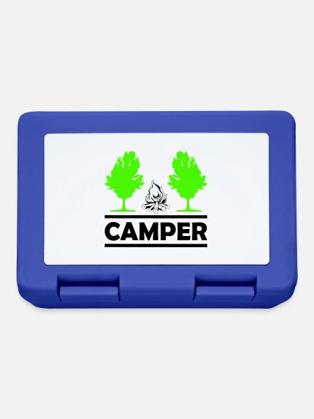 camper - Brotdose - Royalblau